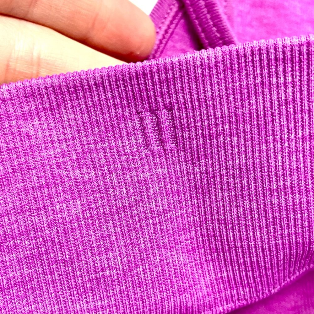 Lululemon Ebb To Street Seamless Bra Magenta 2 - Picture 5 of 6
